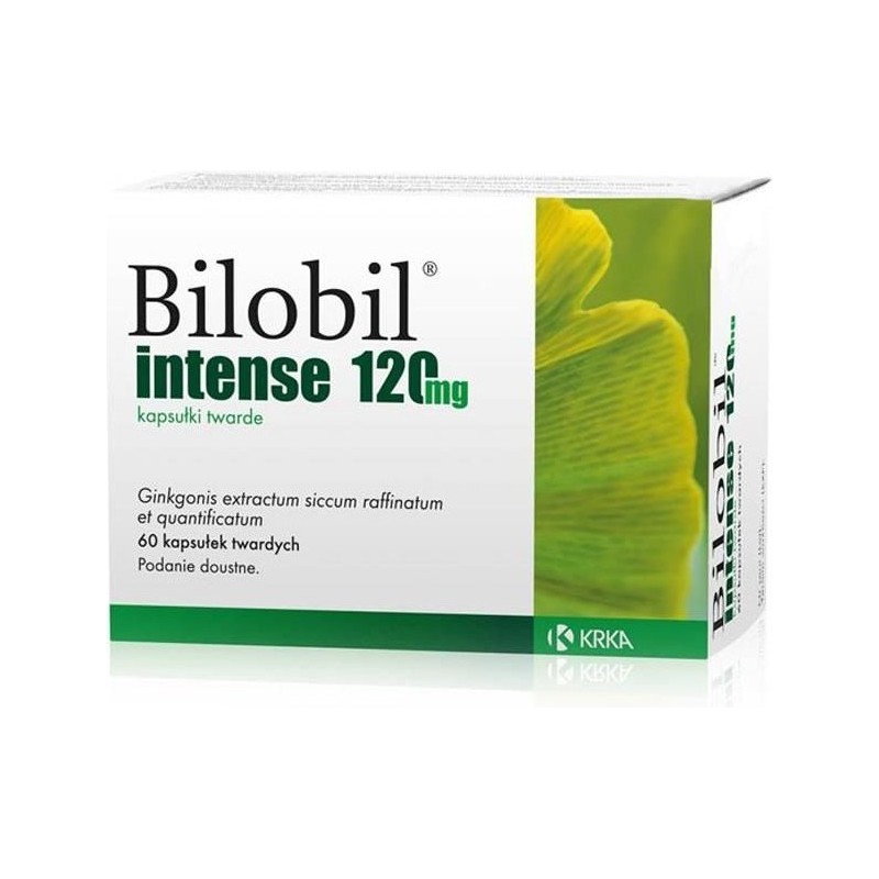 Bilobil Intense 120mg, 60 kapsułek