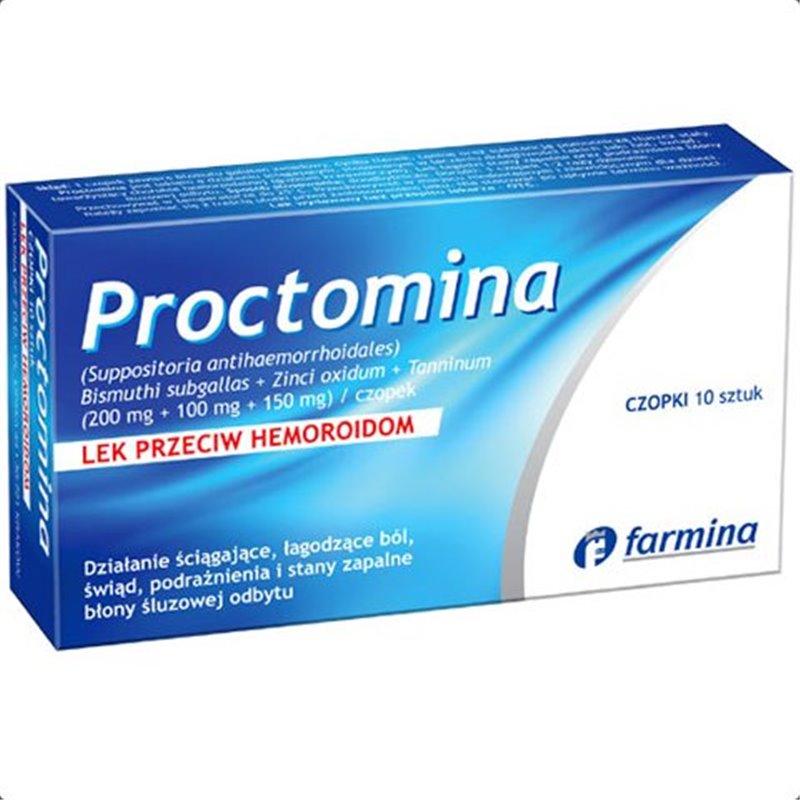 Proctomina 10 czopków