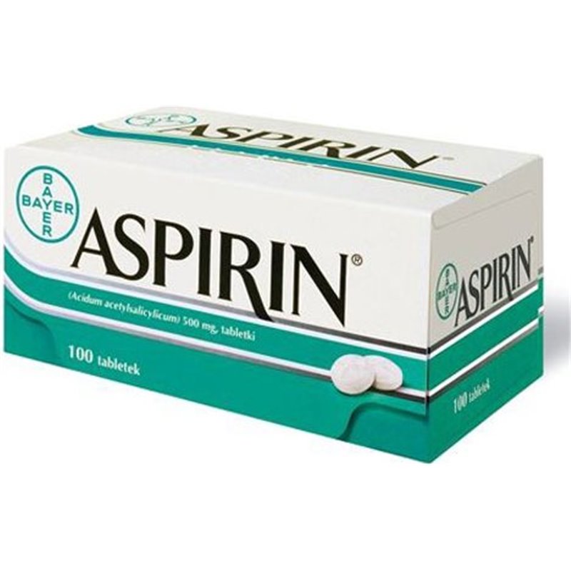 Aspirin 500 Mg  100 Tabletek