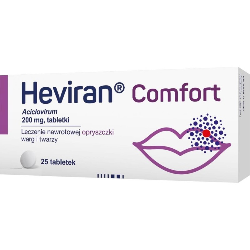 Heviran Comfort 200mg 25 tabl