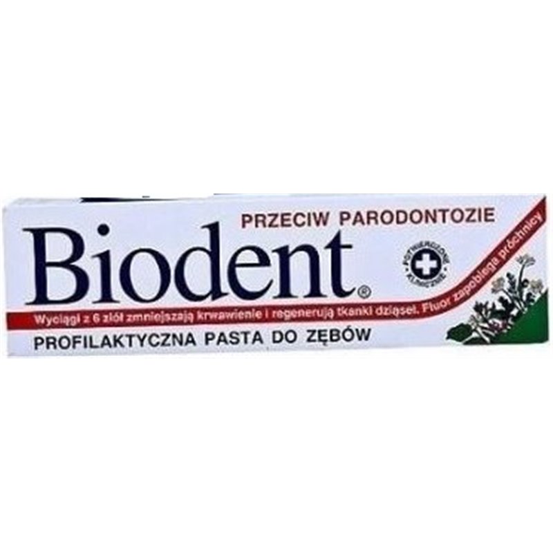 Biodent Pasta do zębów przeciw paradontozie 75 g