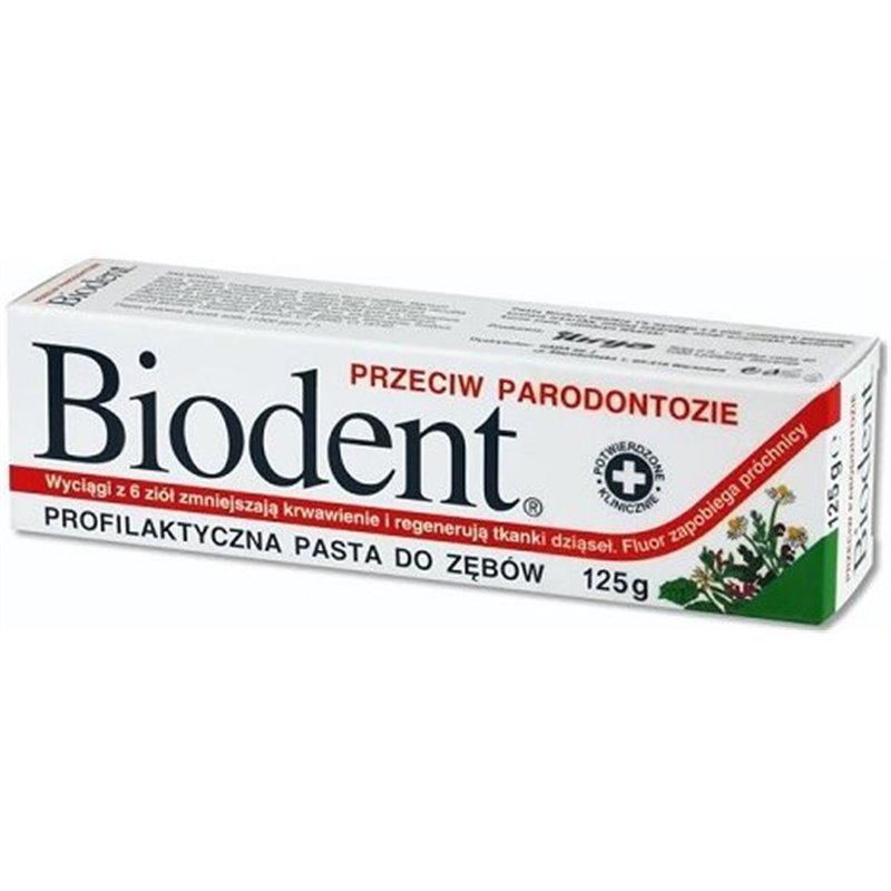 Biodent Pasta do zębów przeciw paradontozie 125 g