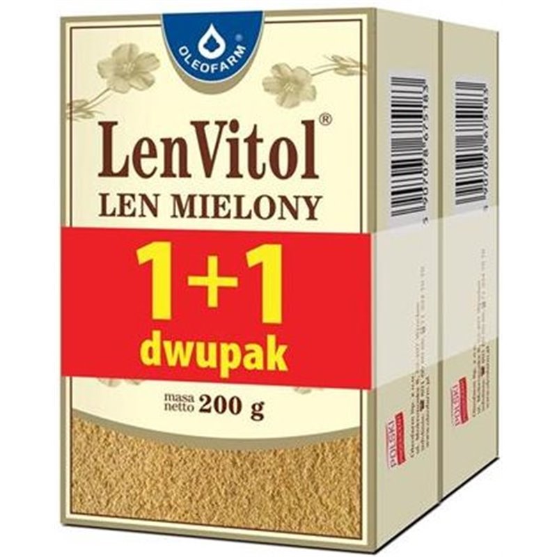 Len Mielony LenVitol Oleofarm 200g + 2009