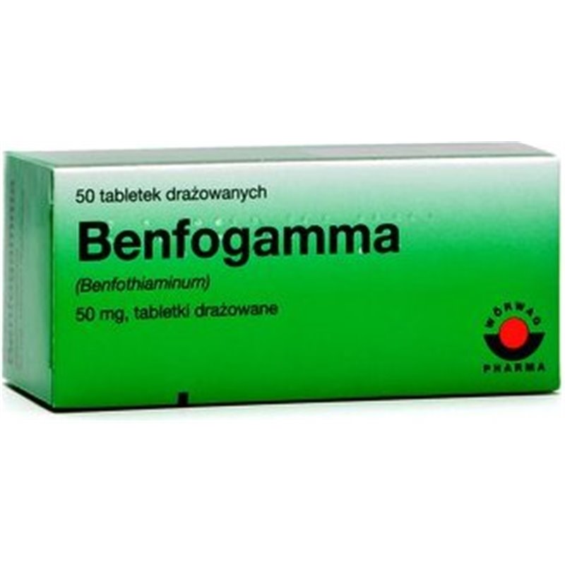 Benfogamma 50mg 50 drażetek