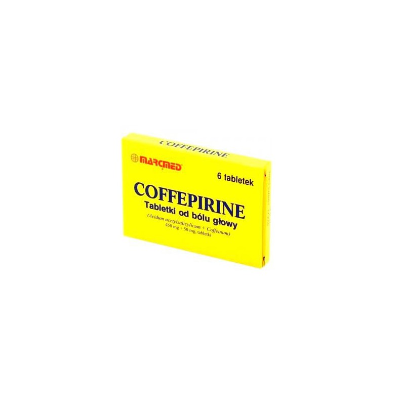 COFFEPIRINE TABLETKI OD BÓLU GŁOWY TABL. 0,45G+0,0