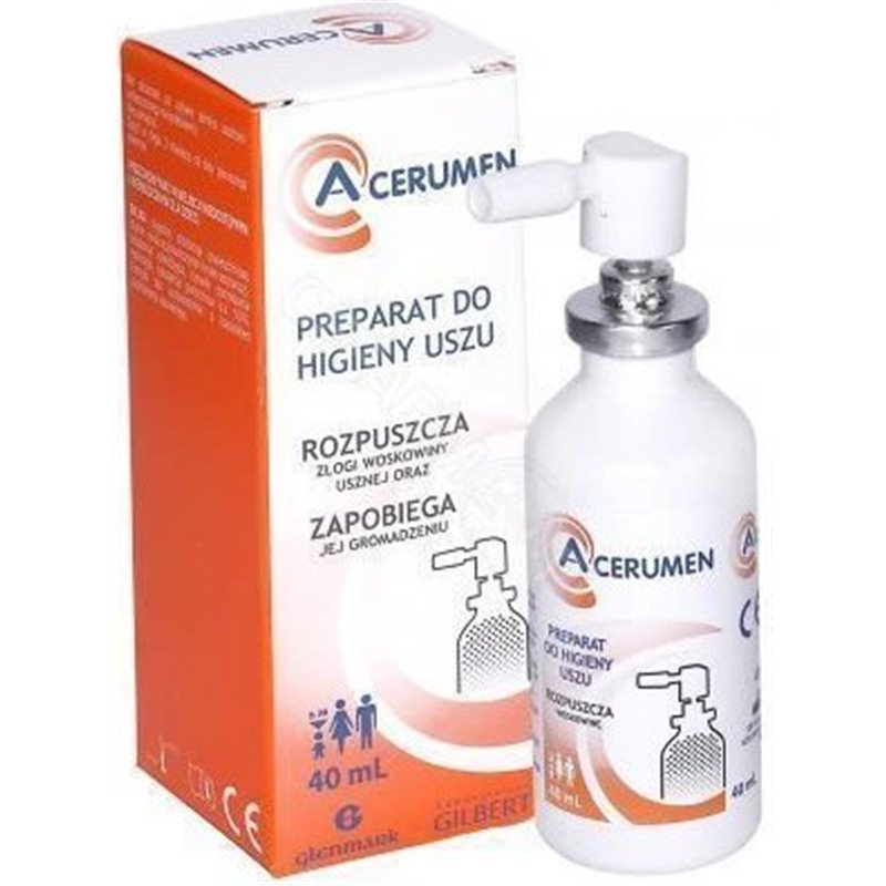 A-CERUMEN SPRAY PREP.D/HIG.USZU PŁYN - 40 ML