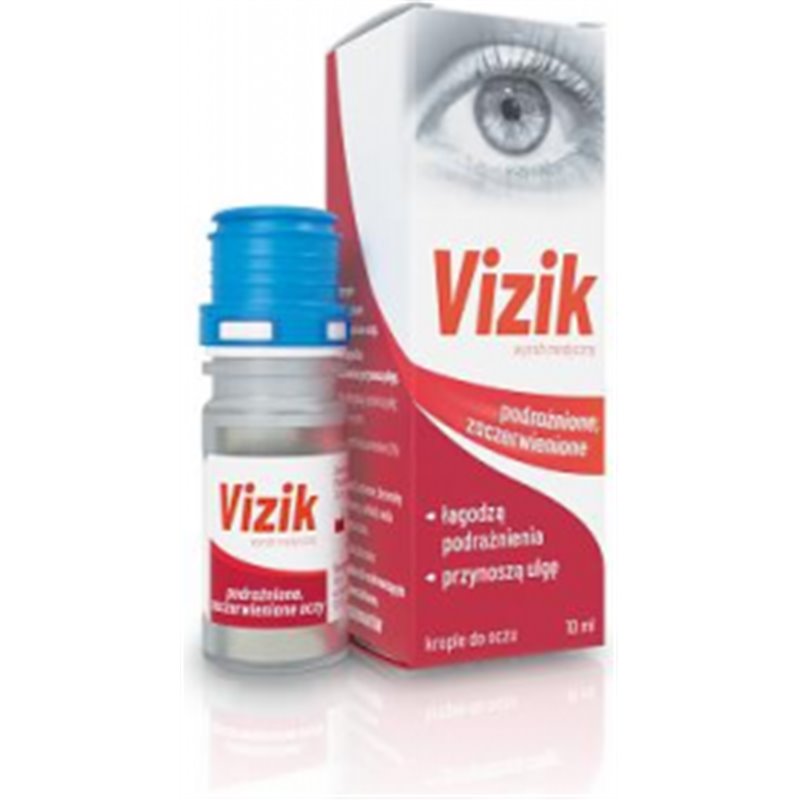 Vizik krople na podrażnione i zaczerwienione oczy 10 ml