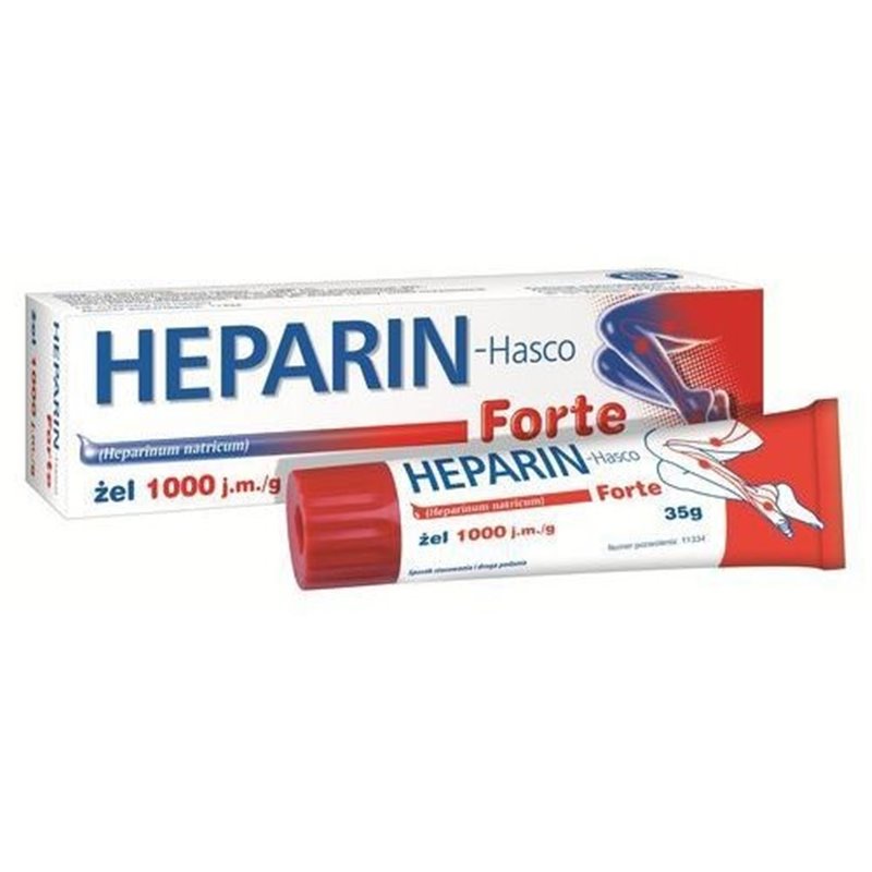 HEPARIN HASCO FORTE ŻEL 1000 J.M./1G 35 G