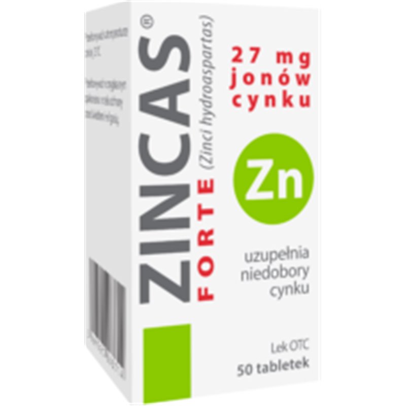 Zincas Forte 50 tabletek