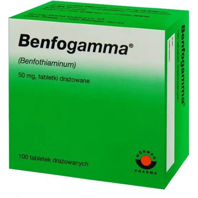 Benfogamma 50mg 50 drażetek