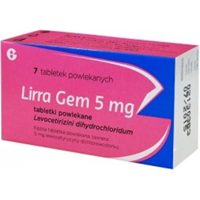 Lirra Gem 5mg 7 tabletek