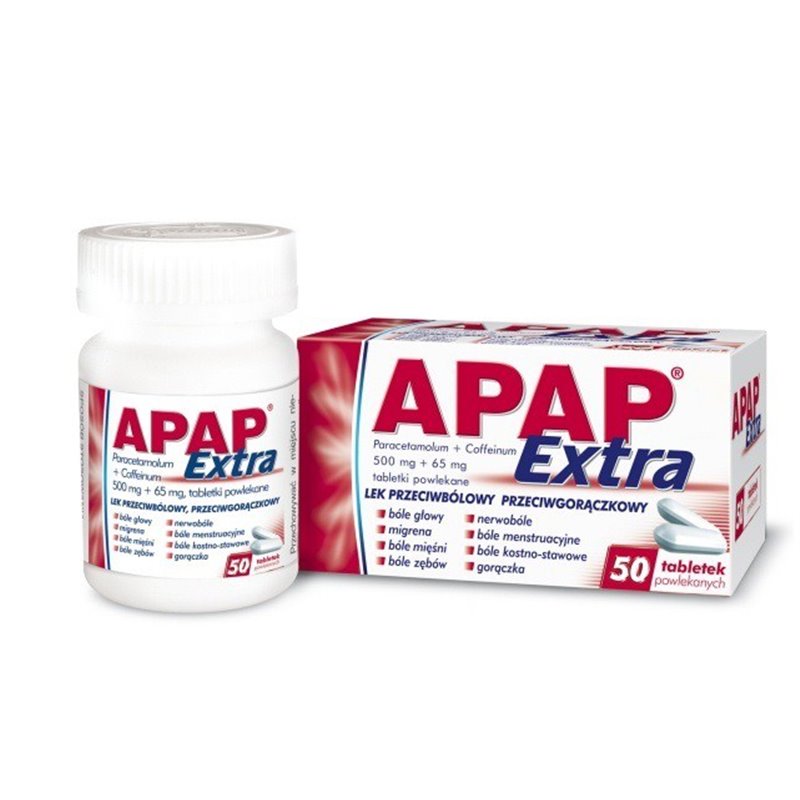 APAP EXTRA TABL.POWL. (0,5G+0,065G) 50 TABL.