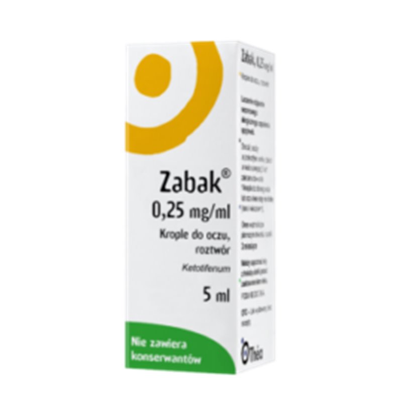 Zabak krople do oczu 0,25 mg/ml 5ml