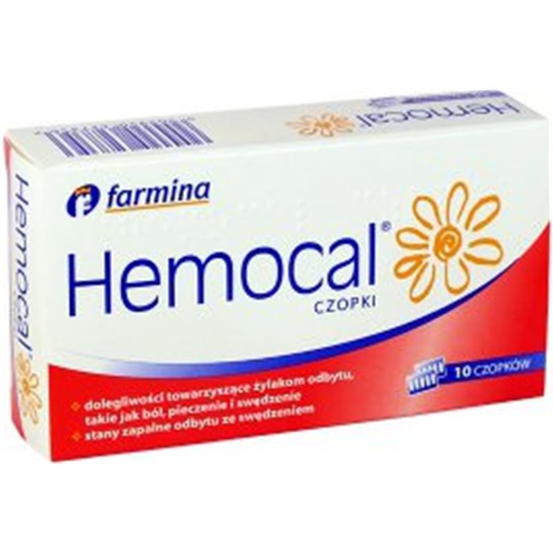 Hemocal 10 czopków