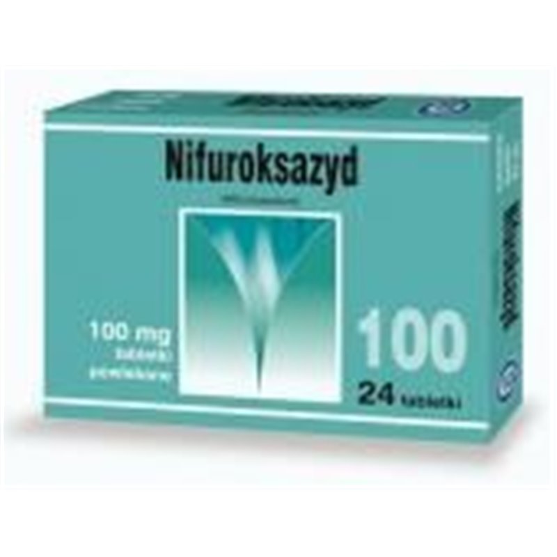 NIFUROKSAZYD HASCO TABL.POWL. 0,1 G 24 TABL.