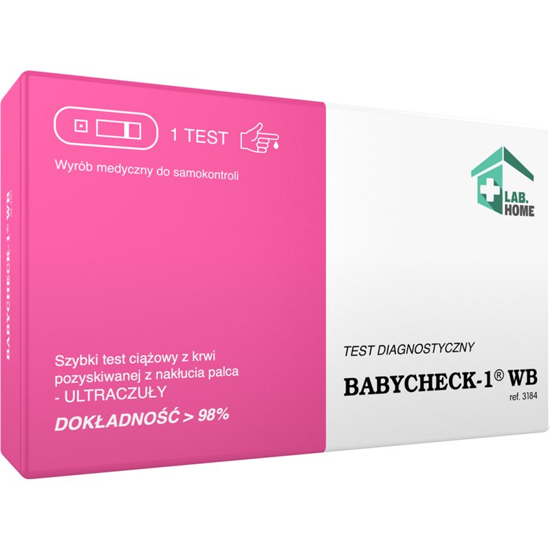 Babycheck-1 WB test ciążowy z krwi 1 sztuka