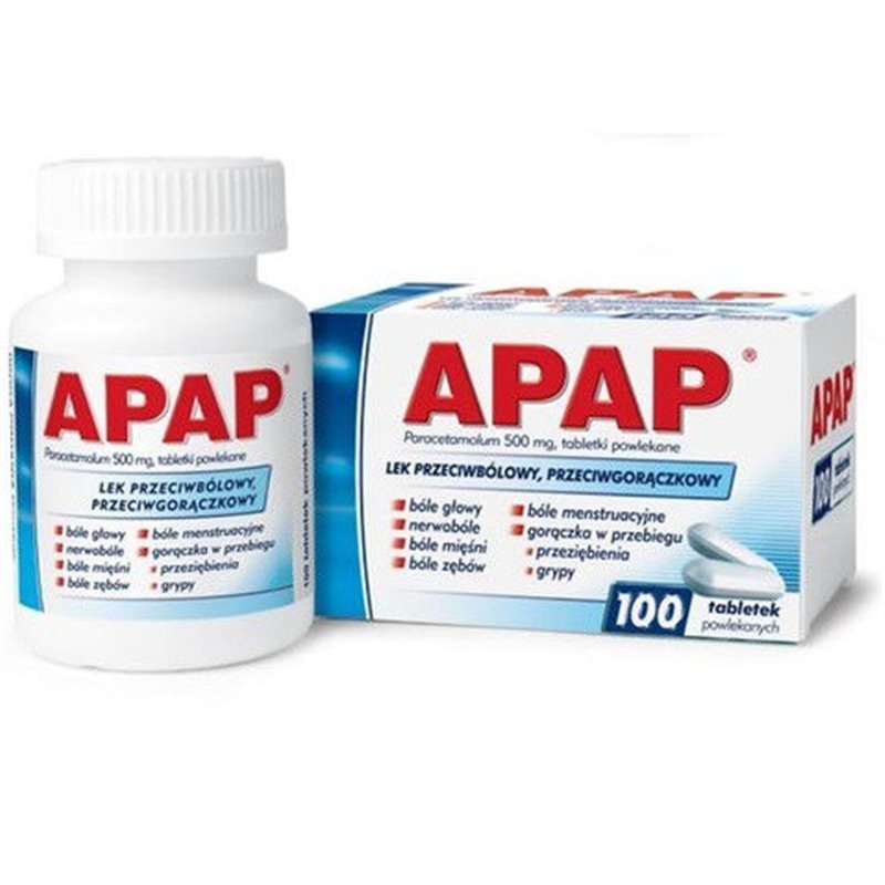 APAP TABL.POWL. 0,5 G 100 TABL.(BUTELKA)