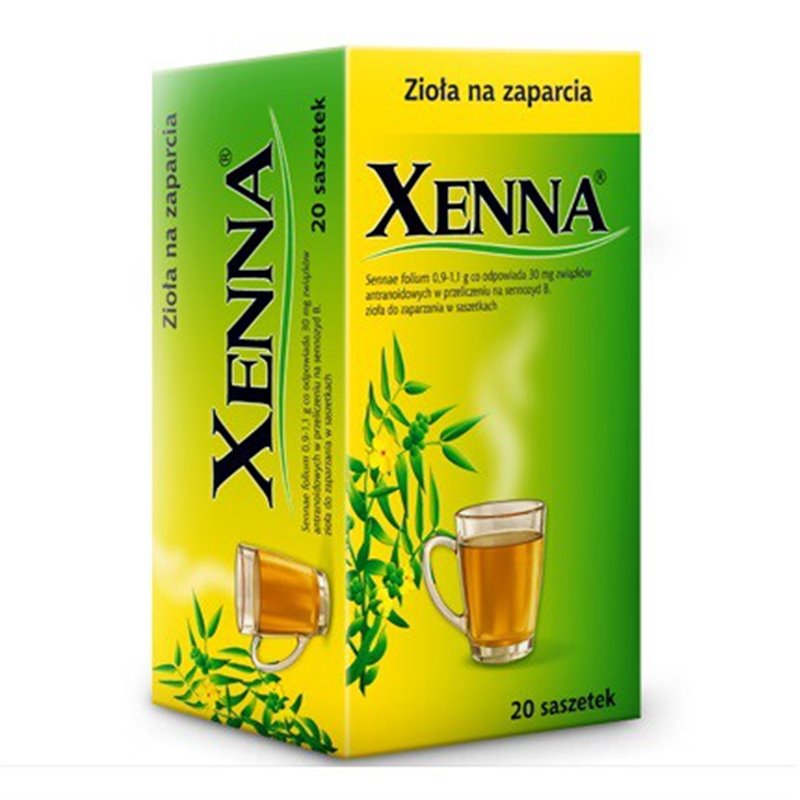 XENNA HERBATKA FIX - 20 SASZ.A (0,9-1,1G LIŚCI