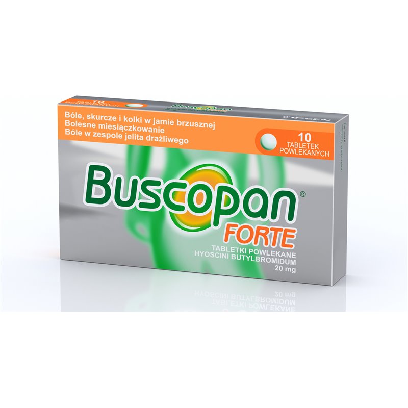 Buscopan Forte 20 mg 10 tabletek