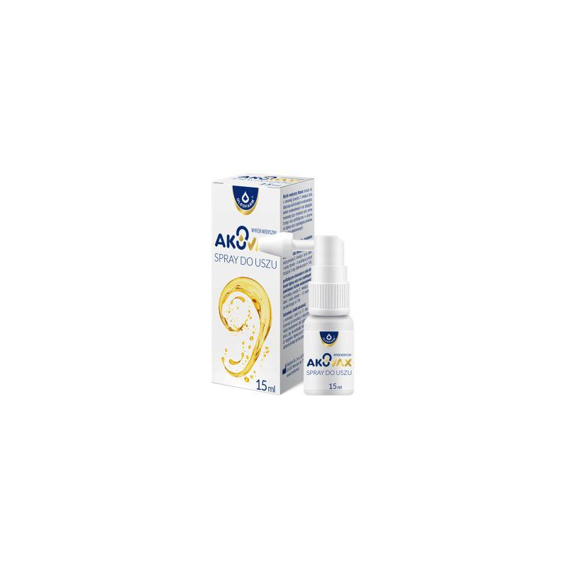 Akuvax spray do uszu 15 ml