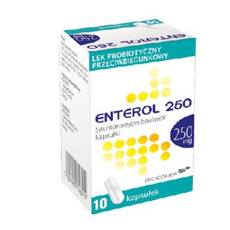 ENTEROL 250 KAPS. 0,25 G 10 KAPS.