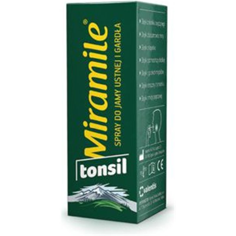 Miramile Tonsil naturalny spray na problemy z gardłem 30 ml