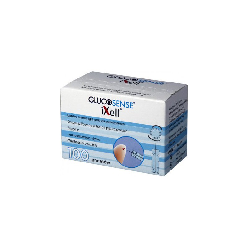 ixell Glucosense 100 lancetów 01.08.2021r.