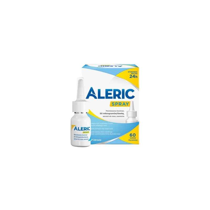 Aleric spray 50 µg/dawkę do nosa 60 dawek