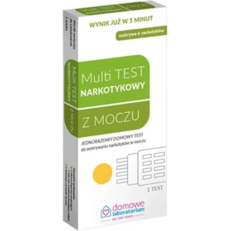 Multi test narkotykowy z moczu 1 opakowanie