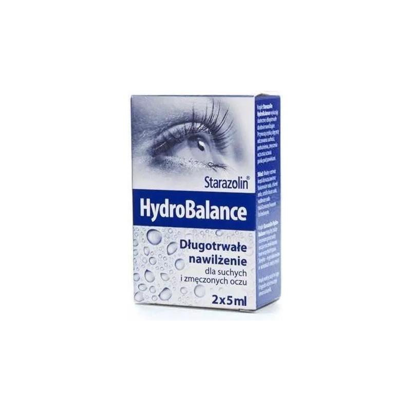 Starazolin HydroBalance PPH 5 ml x 2 krople do oczu